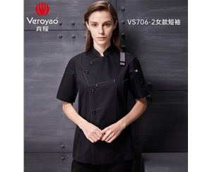 VS706女款短袖-黑色